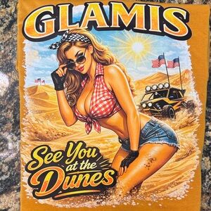 Amazon Essentials Mustard Graphic Tee